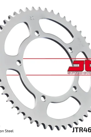 JT SPROCKETS - REAR STEEL 50T, 420 - Sprockets - Compatibel met Kawasaki KX 60 In De Mode